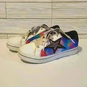 Skechers Girls Hi-Lite Starry Cloud Lace Up Sneakers Shoe Size 13.5